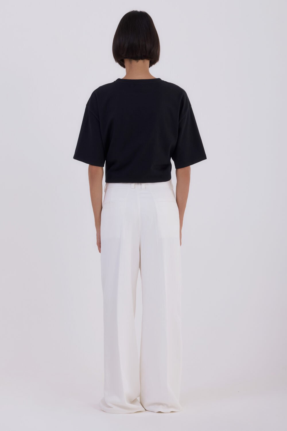 CALÇA RETA TUXEDO OFF-WHITE - Image 3